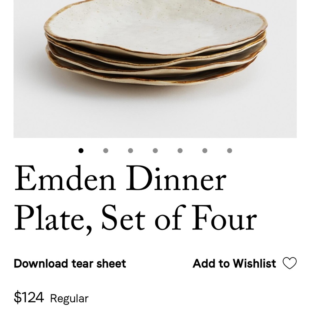 Soho Home Erdem Dinner Plates, 6